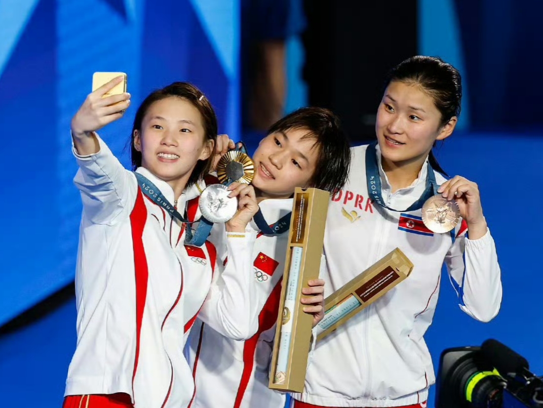 运动员们彰显出色的技术表现